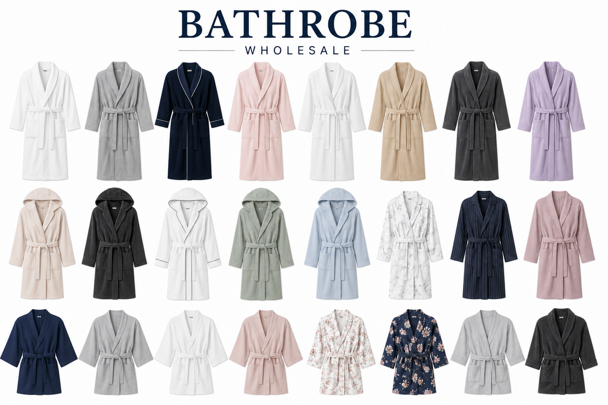 Wholesale Bathrobe China's Wholesale Clothing Market in Guangzhou