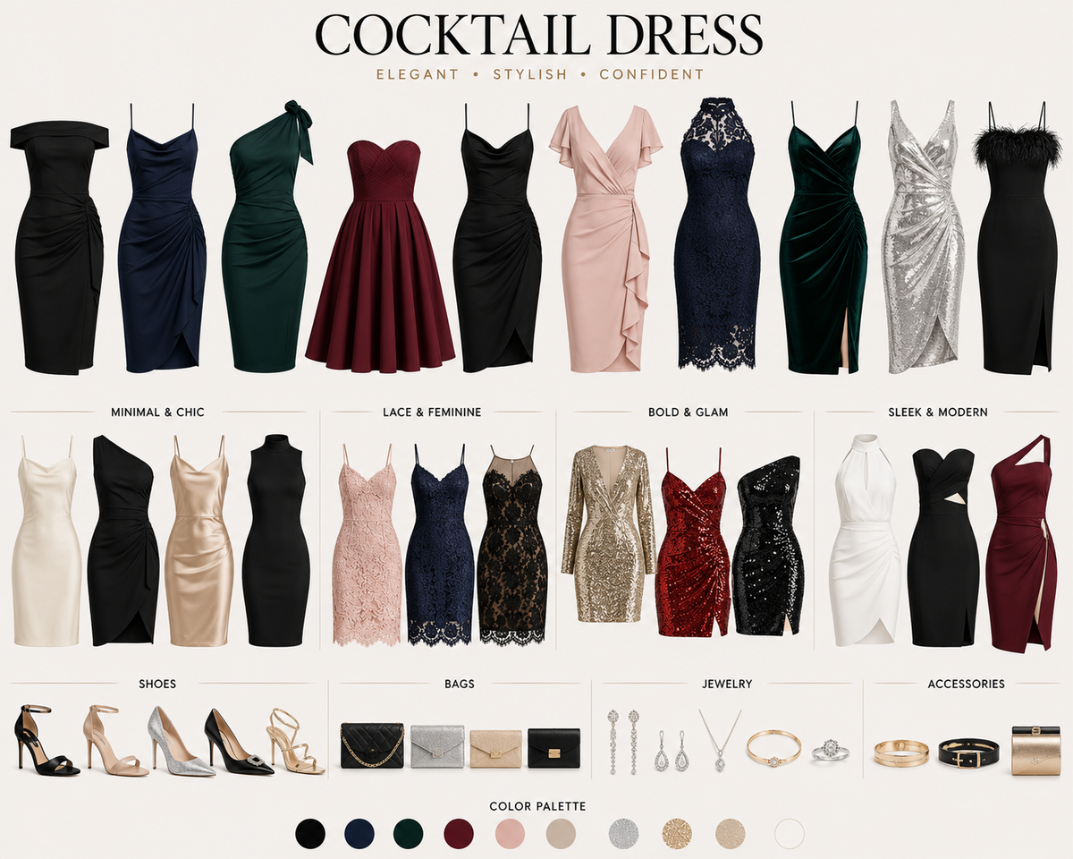 Sequin Satin Lace Cocktail Dress Production Manufacturer Low MOQ