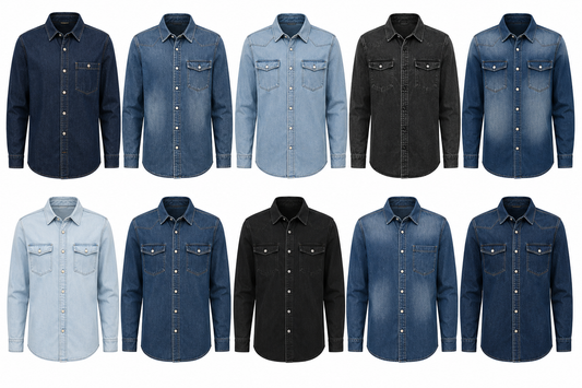 Wholesale Denim Shirt from China Clothes Wholesale Market