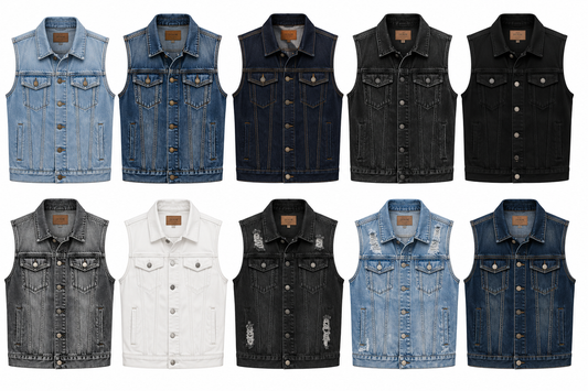 Buy Bulk Denim Vest from China OEM ODM Clothing Manufacturer