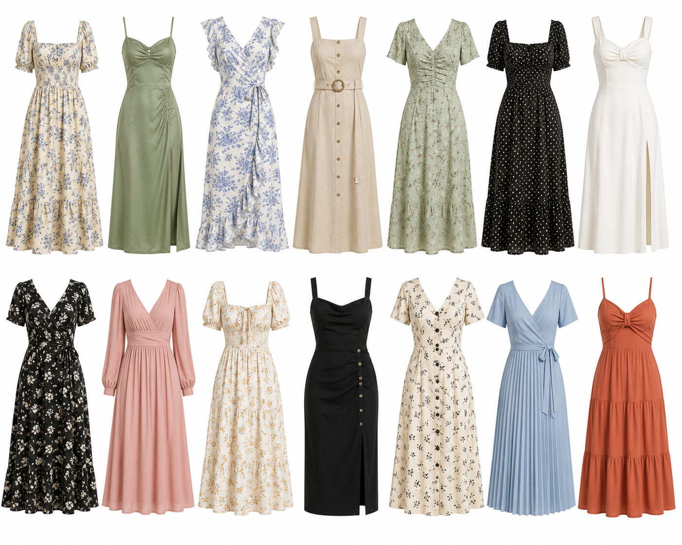 Wholesale Midi Dress from China Apparel Manufacturer Supplier