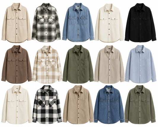 Buy Bulk Overshirt from China Clothing Manufacturers for Small Businesses